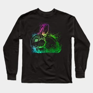 Colorful rabbit Long Sleeve T-Shirt